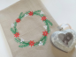Preview: Weihnachtskranz -  Vollstick Stickdatei