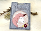 Preview: Einhorn Button - doodle Stickdatei