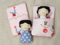 Preview: Puppe im Kuschelbett - ITH-Stickdatei
