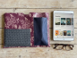 Preview: Buch- Tablethülle aus Filz mit Taschen - ITH-Stickdatei