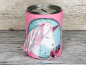 Preview: Einhorn Button mit Wollmähne - doodle Stickdatei