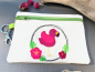 Preview: Button Flamingo - doodle Stickdatei
