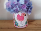 Preview: Button Flamingo - doodle Stickdatei