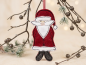 Preview: Weihnachtsmann Stabdatei - ITH-Stickdatei
