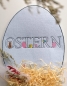 Preview: Ostern Schriftzug - redwork Stickdatei