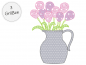 Mobile Preview: Blumenvase - doodle