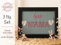 Preview: Girlande beste Mama - doodle Stickdatei