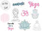 Mobile Preview: Yoga doodle Stickdateien