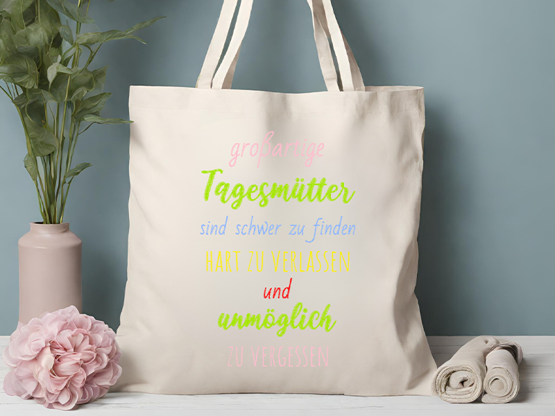 grossartige Tagesmutter Tagesvater Abschied - Stickdatei