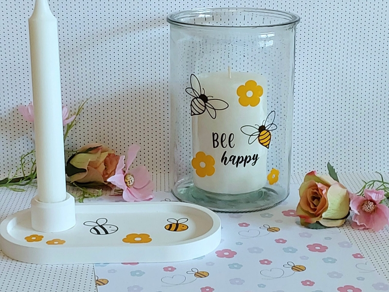 Bee Happy - Plotterdatei Set
