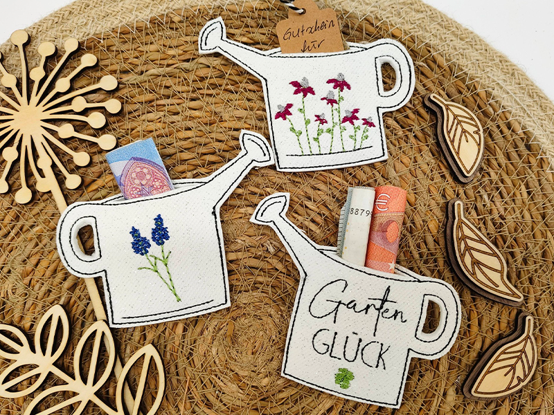 Preview: Gießkanne Wunscherfüller - ITH-Stickdatei