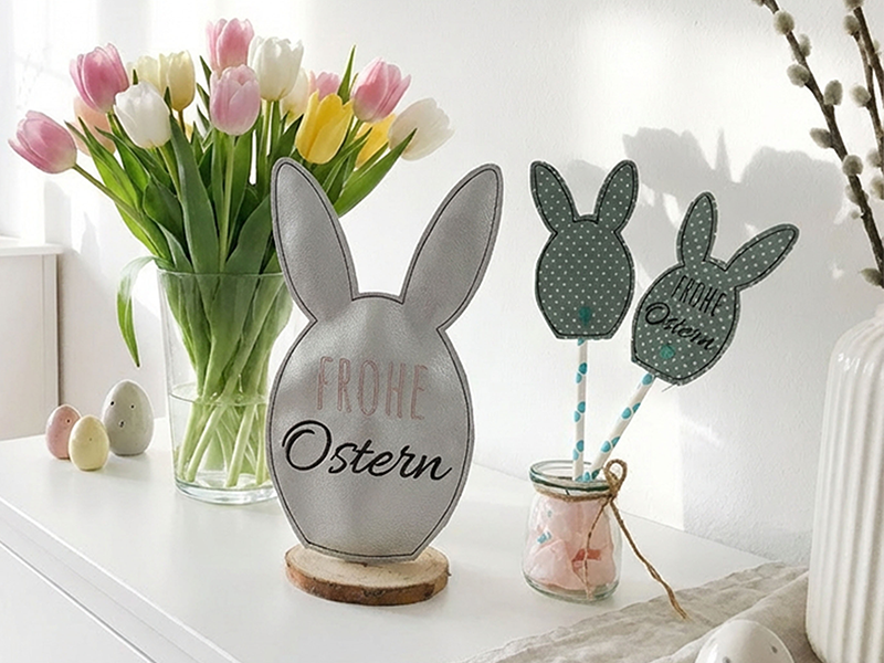 Preview: HasenEier Stab- oder Klötzchendatei - ITH-Stickdatei