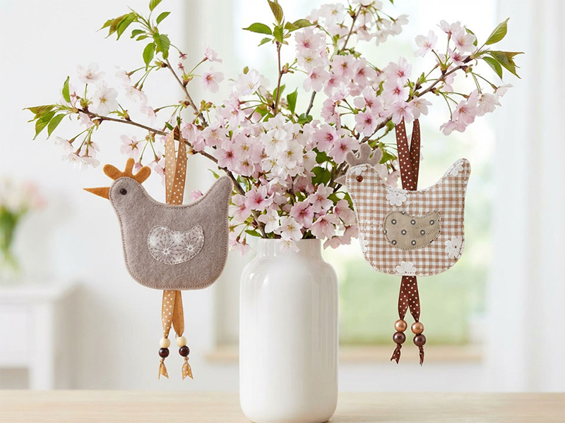 Preview: Henne Hedwig Anhänger - ITH-Stickdatei