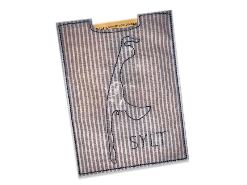 Impfpasshülle Sylt - ITH-Stickdatei