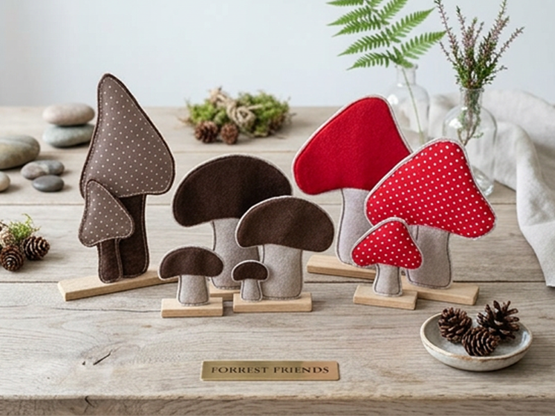 Preview: Pilze Set Herbst - ITH-Stickdatei