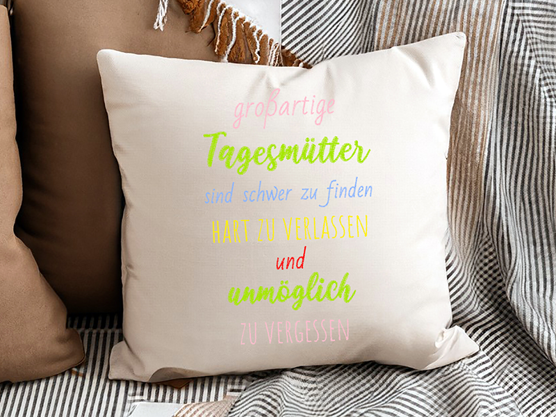 grossartige Tagesmutter Tagesvater Abschied - Stickdatei
