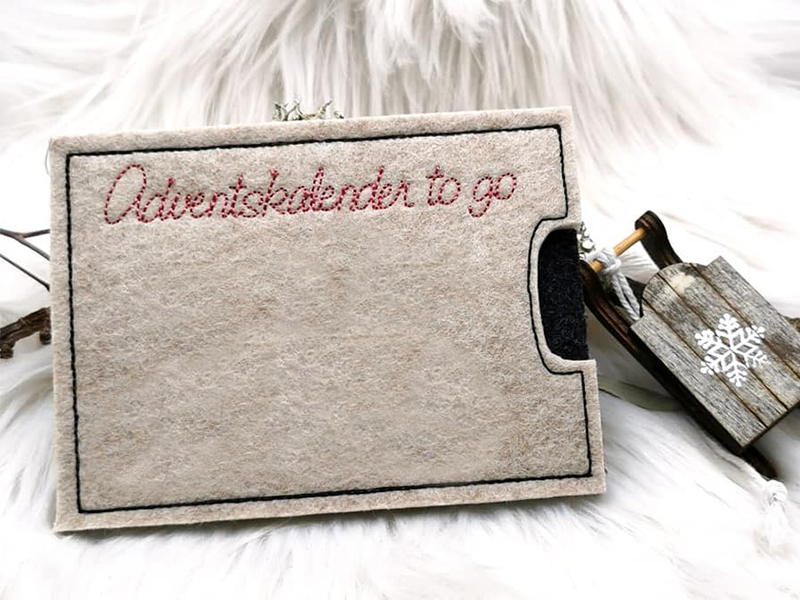 Preview: Blanko Adventskalender to go - ITH-Stickdatei