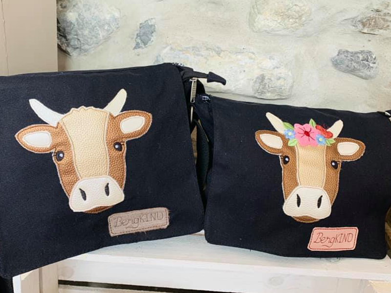 Preview: Boho Kuh - doodle Stickdatei