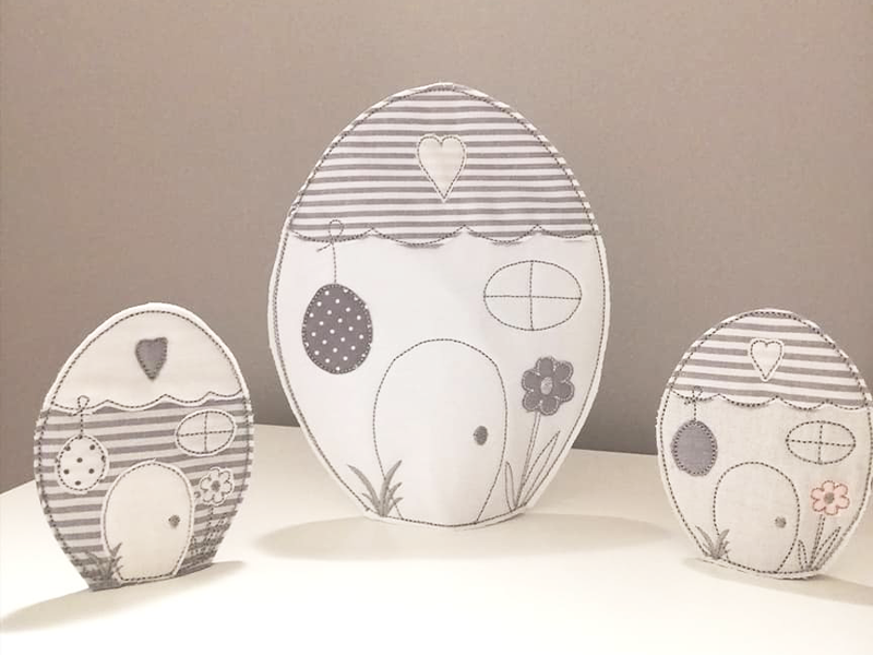 Preview: Eierhäuschen Stabdatei - ITH-Stickdatei