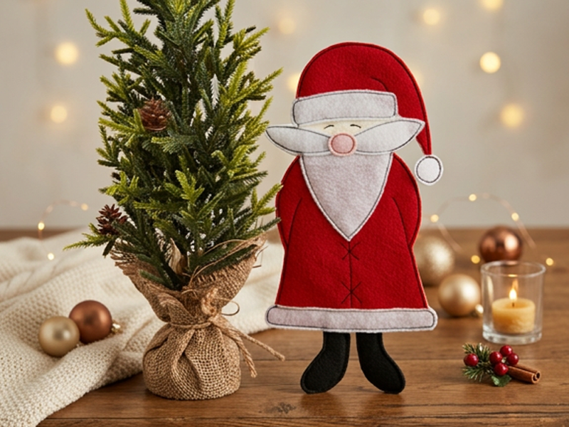 Preview: Weihnachtsmann Stabdatei - ITH-Stickdatei