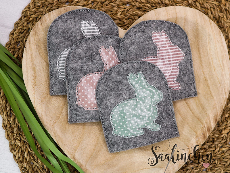 Preview: Eierwärmer für Ostern aus Filz - ITH-Stickdatei