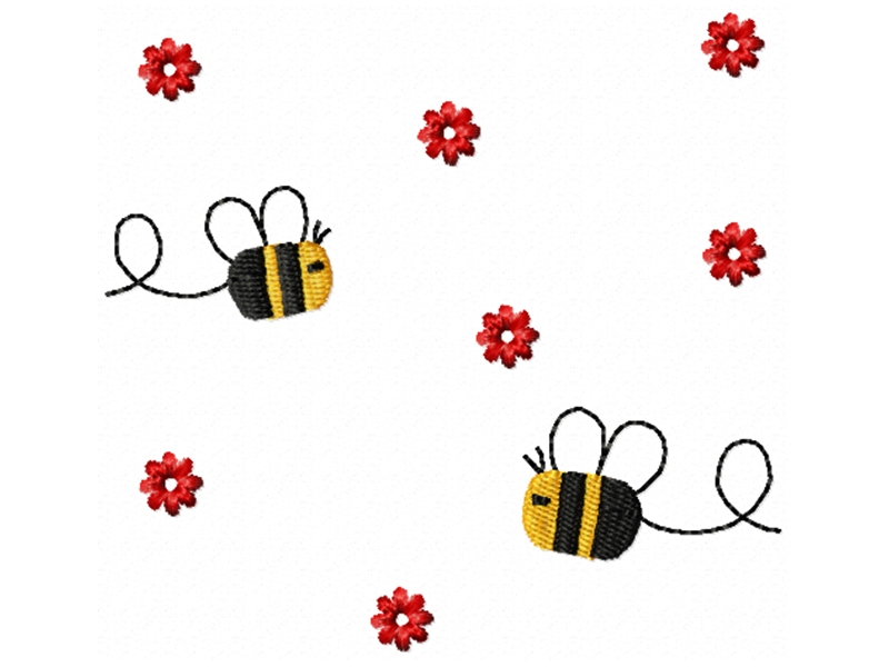 Bienchen - Stickdatei Vollstick