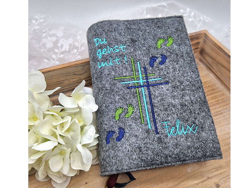 Preview: Du gehst mit - Kreuze - Gotteslobhülle Vollstick