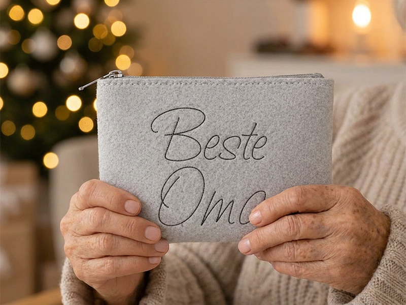 Preview: Muttertag Vatertag Schriftzüge - redwork Stickdatei