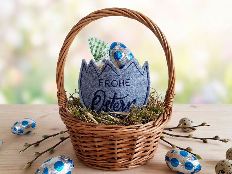 Preview: OsterEi Wunscherfüller Bestecktasche - ITH-Stickdatei