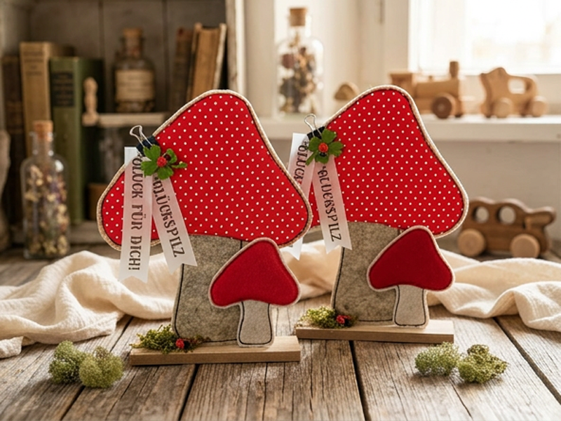 Preview: Pilze Set Herbst - ITH-Stickdatei