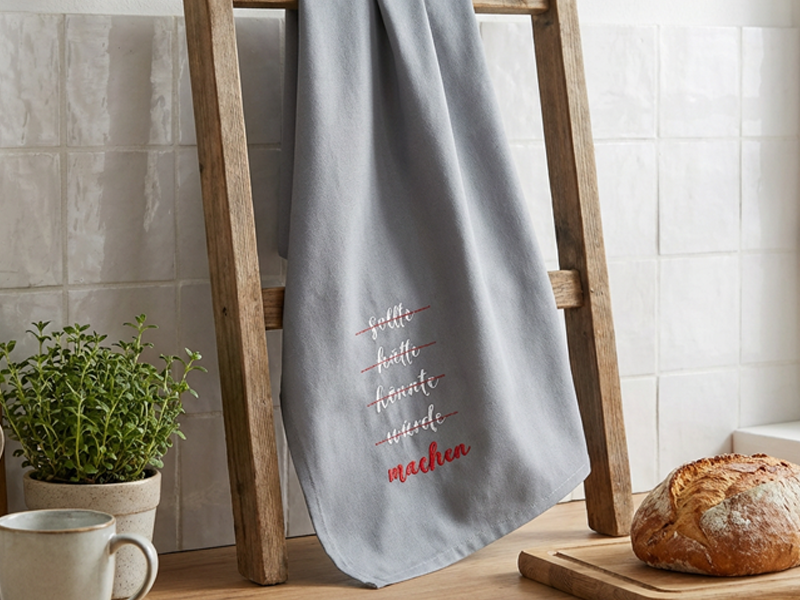 Preview: Sollte hätte könnte würde machen Spruch - Stickdatei