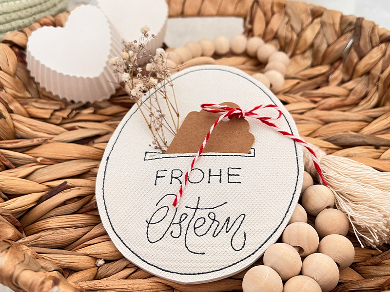 Preview: OsterEi für Gutscheinkarte - ITH-Stickdatei