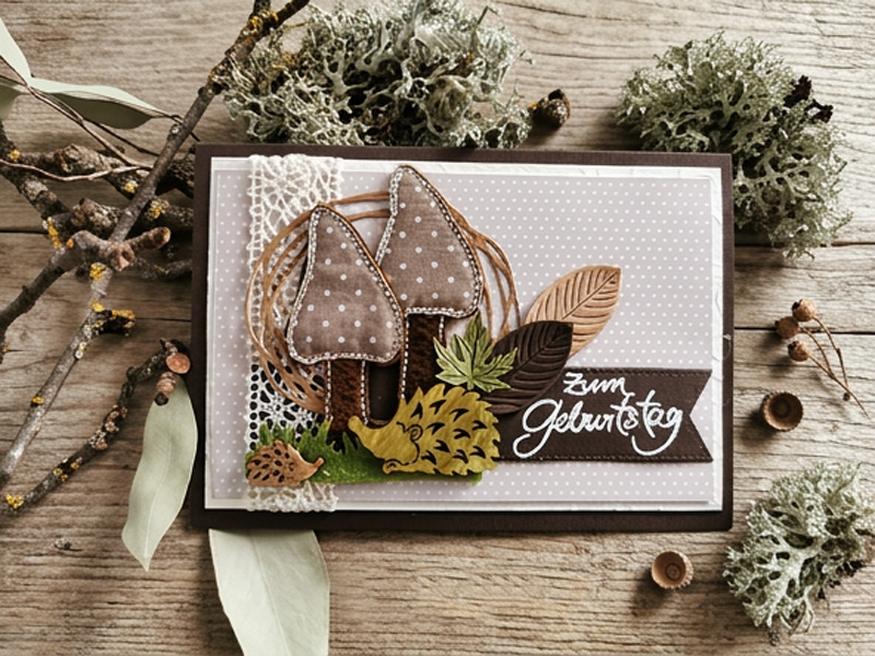 Pilze Set Herbst - ITH-Stickdatei
