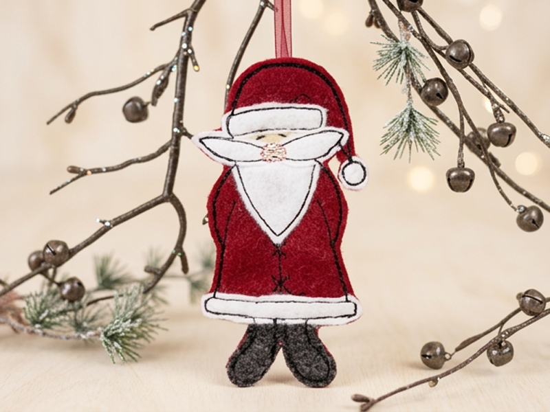 Weihnachtsmann Stabdatei - ITH-Stickdatei