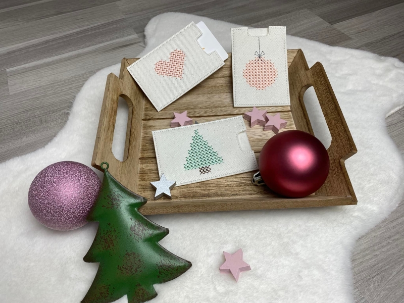 Weihnachts Set - Kreuzstich