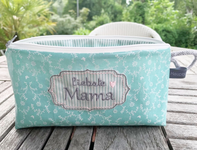 Preview: Blanko Vintage Rahmen - doodle Stickdatei