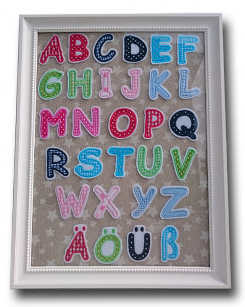 Alphabet Satinstich