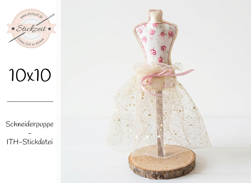 Schneiderpuppe - ITH-Stickdatei