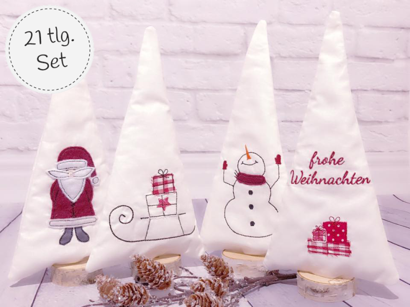 doodle Stickdatei Set ~ Weihnachtsliebe