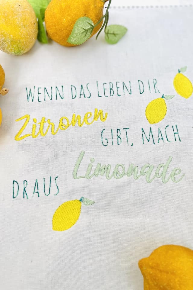 Targa In Metallo 'Wenn Das Leben Dir Limonen Schenkt' – 15x20 Cm, Scritta Divertente In Tedesco, Regalo Per Amici