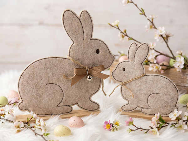 Hase Stabdatei Klötzchendatei - ITH-Stickdatei