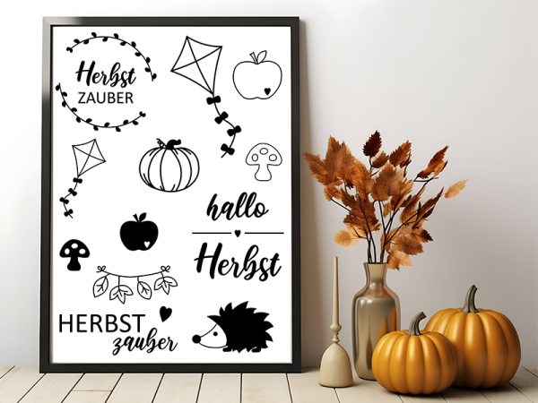 Herbst Zauber - Plotterdatei