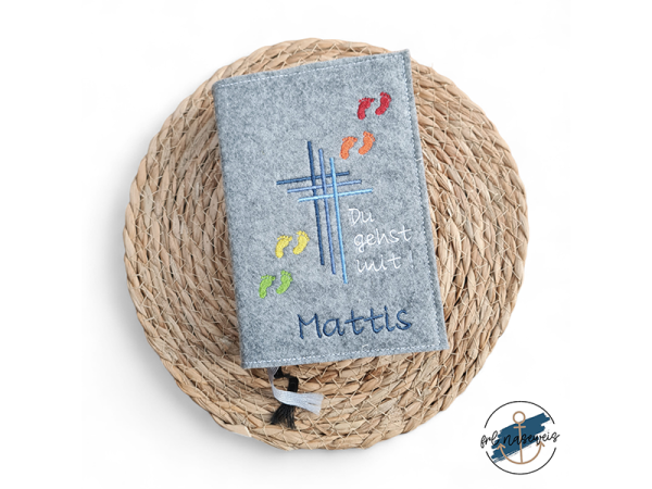 Du gehst mit - Kreuze - Gotteslobhülle Vollstick