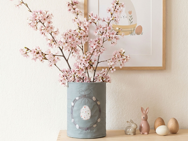 Weidenkranz zu Ostern - Vollstick Stickdatei