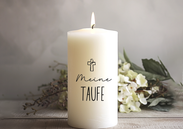 Taufe -Kerzentattoo