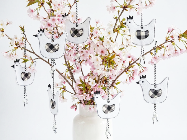 Henne Hedwig Anhänger - ITH-Stickdatei