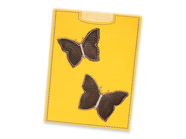 Impfpasshülle Schmetterling - ITH-Stickdatei