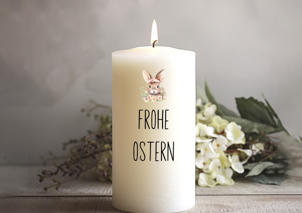 Bunte Ostern - Kerzentattoo