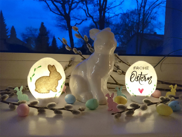 Teelichtcover Ostern - ITH-Stickdatei