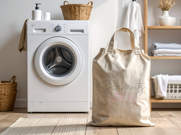 Waschküche Haushalt Sprüche - redwork Stickdatei